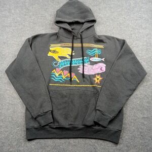 Vintage‎ Hoodie Mens Large Pullover San Francisco Woman Building Craftswomen